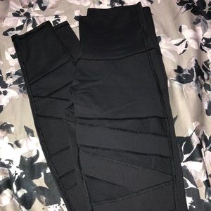 Lululemon Wunder Under High Rise Tech Mesh Legging